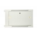 Extralink szafa wisz 19\" 6U 450mm szara d. blaszane Seinään asennettava laitekehikko Harmaa
