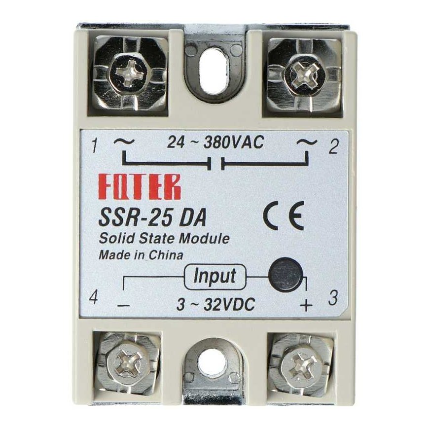 Oem Opto relė SSR Fotek-25 DA - 25A 380VAC / 32VDC – 2