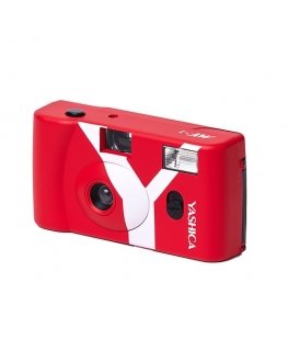 Yashica MF-1 Kompakti filmikamera 35 mm Punainen