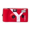 Yashica MF-1 Compact film camera 35 mm Red Yashica MF-1 Compact film camera 35 mm Red