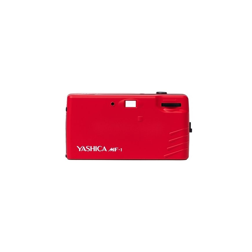 Yashica MF-1 Kompaktā filmu kamera 35 mm Sarkans – 3