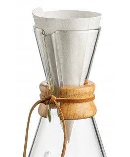 Chemex Bonded 100 vnt Balta Kūgis Vienkartinis kavos filtras