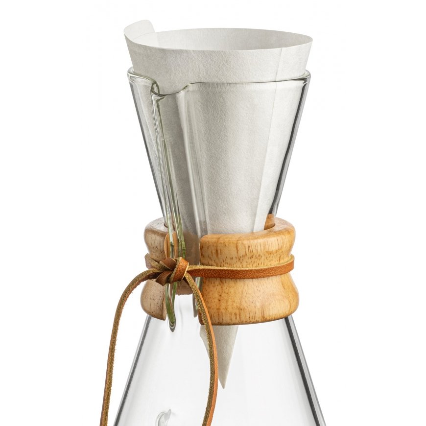 Chemex Bonded 100 tk Valge Koonus Ühekordne kohvifilter