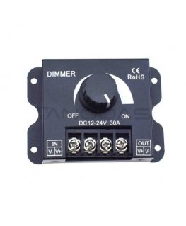 OEM Dimmer for LED strips - DIMMER - 12-24V DC 30A - manual controller