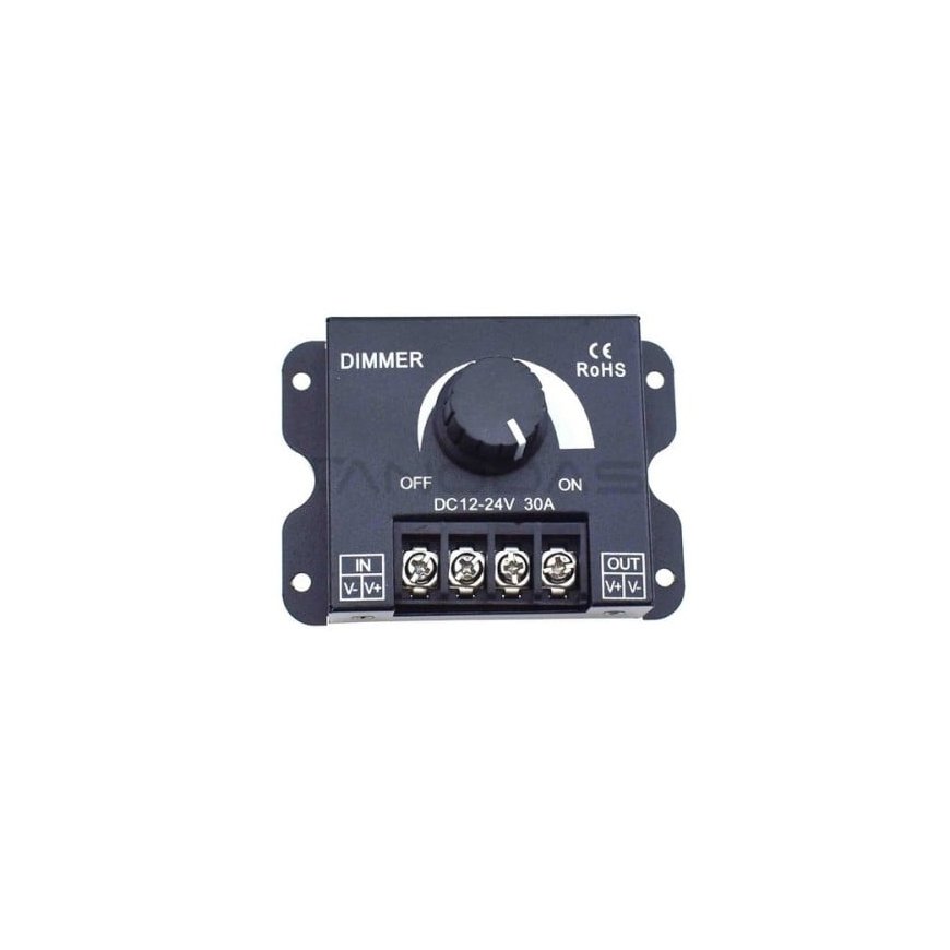 OEM Dimmer for LED strips - DIMMER - 12-24V DC 30A - manual controller