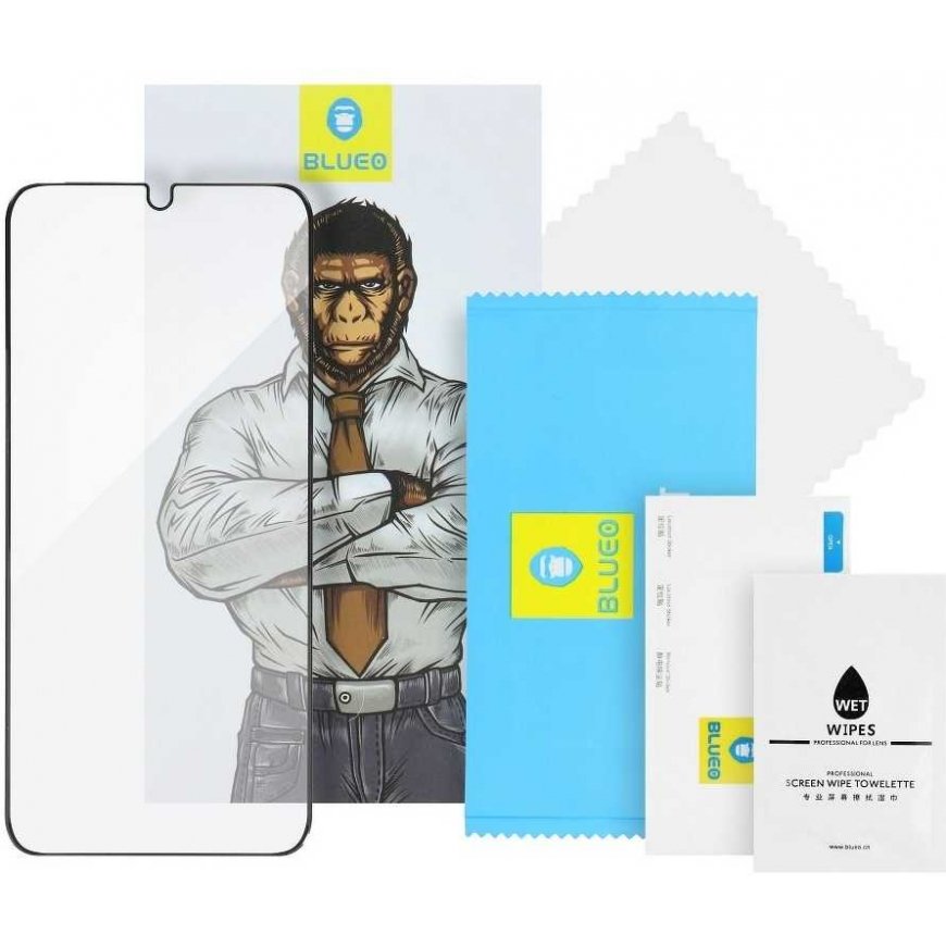 Grūdintas stiklas 5D Mr. Monkey Glass - Apple iPhone 17 Pro Max juodas (stiprus matinis) – 2
