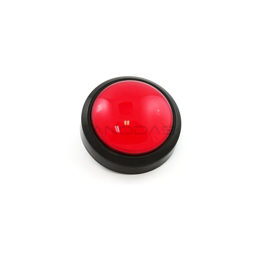 Oem BIG pogu 10cm - sarkans