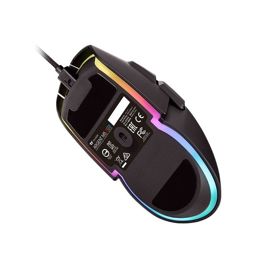 Thermaltake Argent M5 RGB mouse Gaming Ambidextrous USB Type-A Optical 16000 DPI – 5
