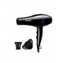 Hair dryer with diffuser Rosberg R51100KD, 2000W, black/blue Hair dryer with diffuser Rosberg R51100KD, 2000W, black/blue