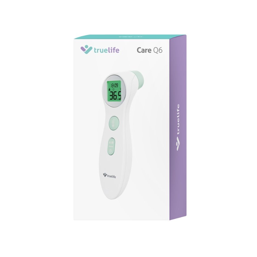 TrueLife Care Q6 Nuotolinio veikimo termometras Žalia, Balta Kakta Mygtukai – 2
