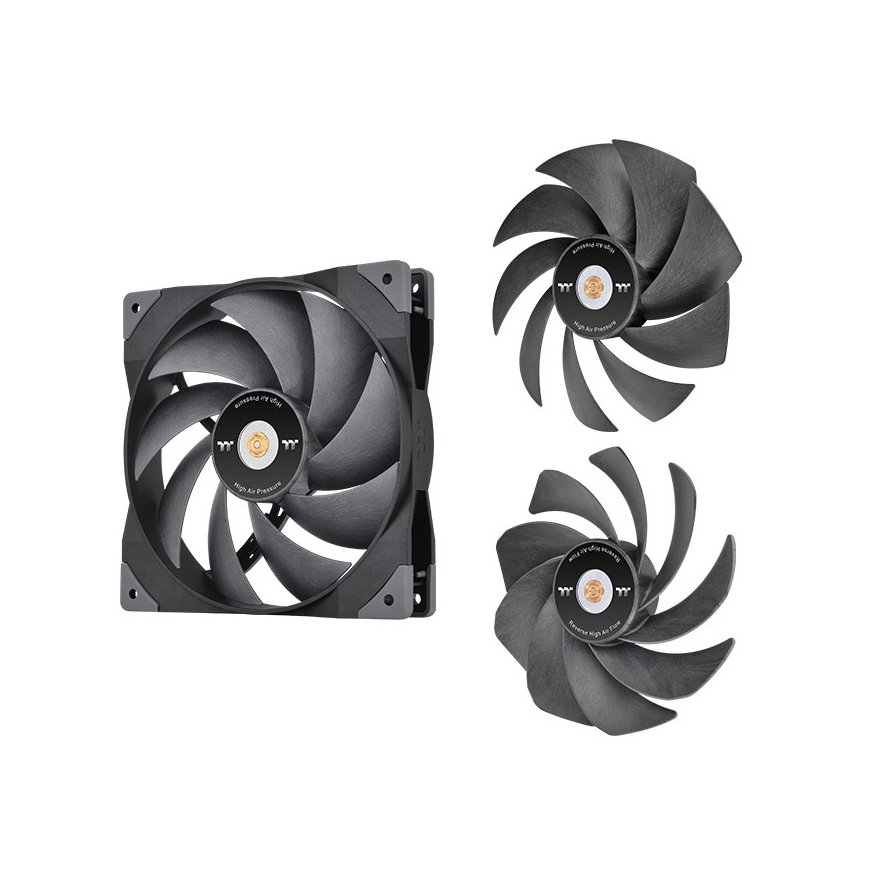 Thermaltake SWAFAN GT14 Datora korpusam Ventilators 14 cm Melns 1 pcs