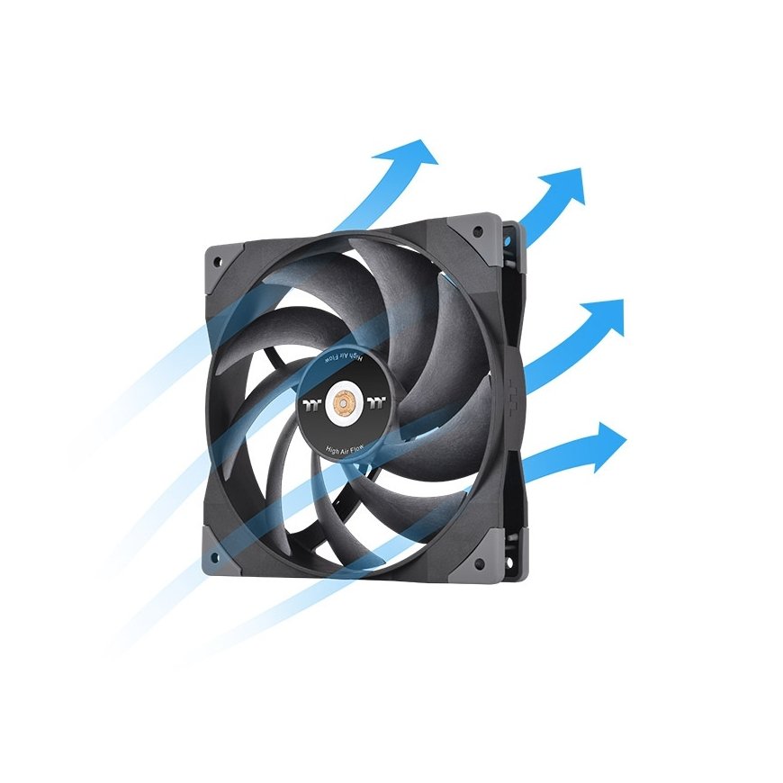 Thermaltake SWAFAN GT14 Computer case Fan 14 cm Black 1 pc(s) – 3