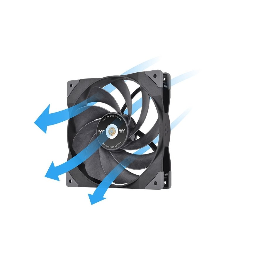 Thermaltake SWAFAN GT14 Корпус компьютера Вентилятор 14 cm Черный 1 шт – 4