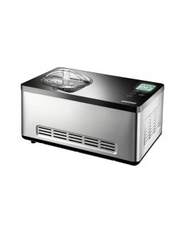 Unold 48845 saldējuma pagatavošanas mašīna Kompresora saldējuma pagatavošanas ierīce 2 L 180 W Melns, Nerūsējošs tērauds