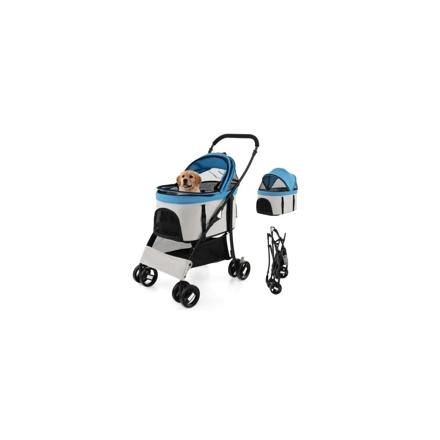 RETOO Транспортировщик для собак, клетка с поилкой и матом 48 x 31 x 30 см – 2