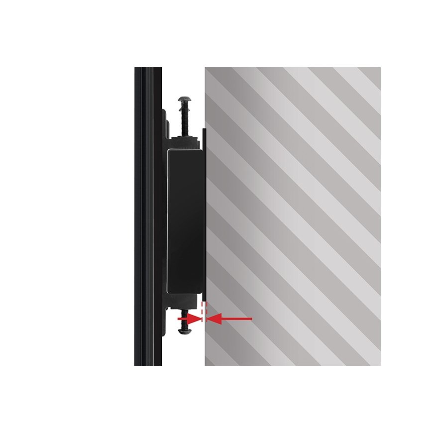 B-Tech SYSTEM X - Rail Mounting Bracket for BT8390 - 5mm from Wall – 2