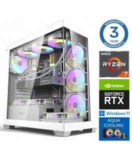 INTOP AQUA Ryzen 7 9700X 64GB DDR5 1TB SSD M.2 NVME+2TB RTX5080 16GB WIN11
