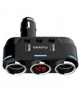 RETOO Sigaretisüütaja jaotur 2x USB-A LCD 12/24 V 100 W