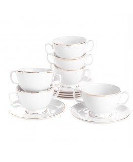 MARIAPAULA KLASYKA ZELTA LĪNIJA Buljona komplekts 6/12 350ML/17CM (L02)