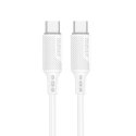 Dudao L9C USB-C - USB-C 65W 1m. Whit Dudao L9C USB-C - USB-C 65W 1m. Whit
