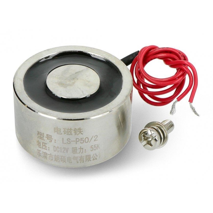 OEM Pulling Electromagnet 12V 6W 55kgf – 2