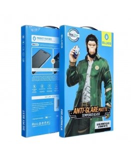 Grūdīts stikls 5D Mr. Monkey Glass - Apple iPhone 17 melns (stiprs HD)