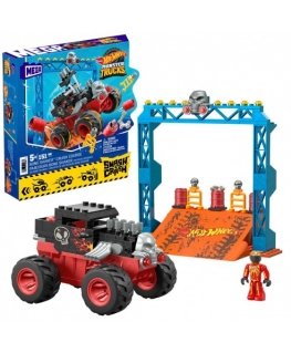 Blocks Hot Wheels Monster Trucks Bone Shaker Kaskadininkų triukas
