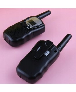 Ausinės RETOO Walkie talkie 8 PMR su žibintuvėliu iki 3 km - komplektas 2 vnt.