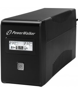 PowerWalker VI 850 LCD uninterruptible power supply (UPS) Line-Interactive 0.85 kVA 480 W