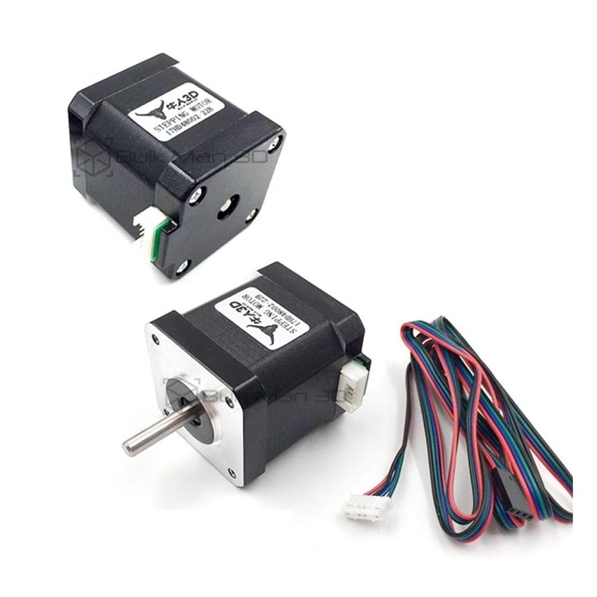 Oem Vaihemoottori NEMA17 200 askelta/kierto 3.06V / 1.68A / 0.54Nm – 2
