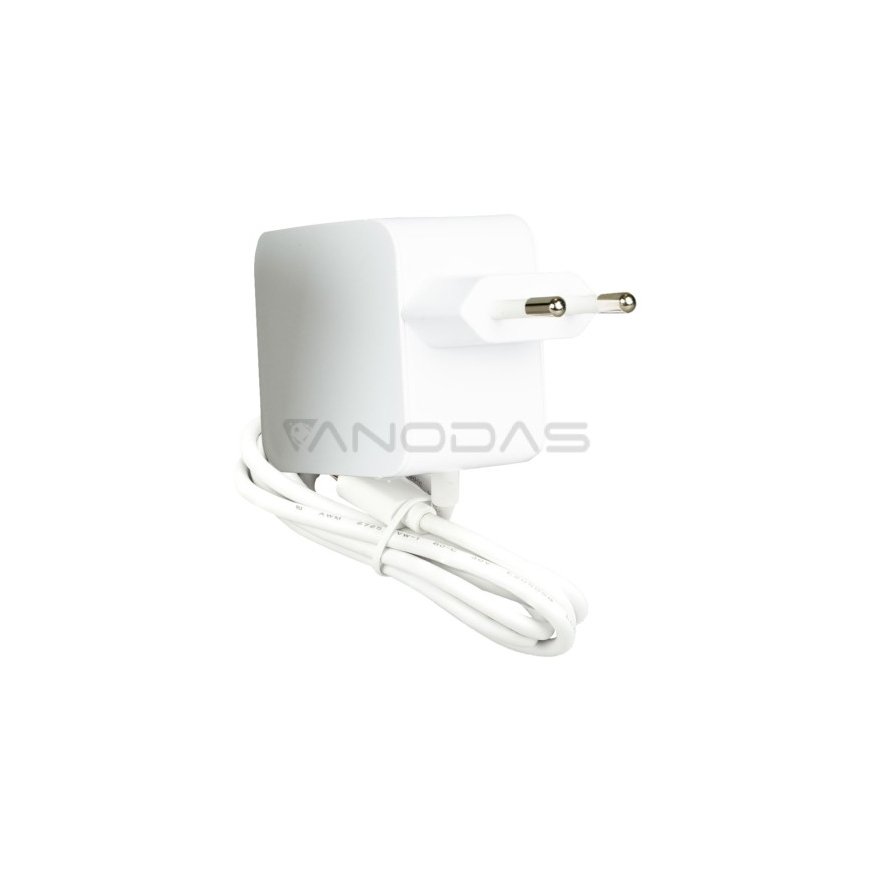 Raspberry Pi 45W USB-C maitinimo šaltinis – oficialus 5.1V/5A USB C maitinimo šaltinis, skirtas Raspberry Pi 5 – baltas
