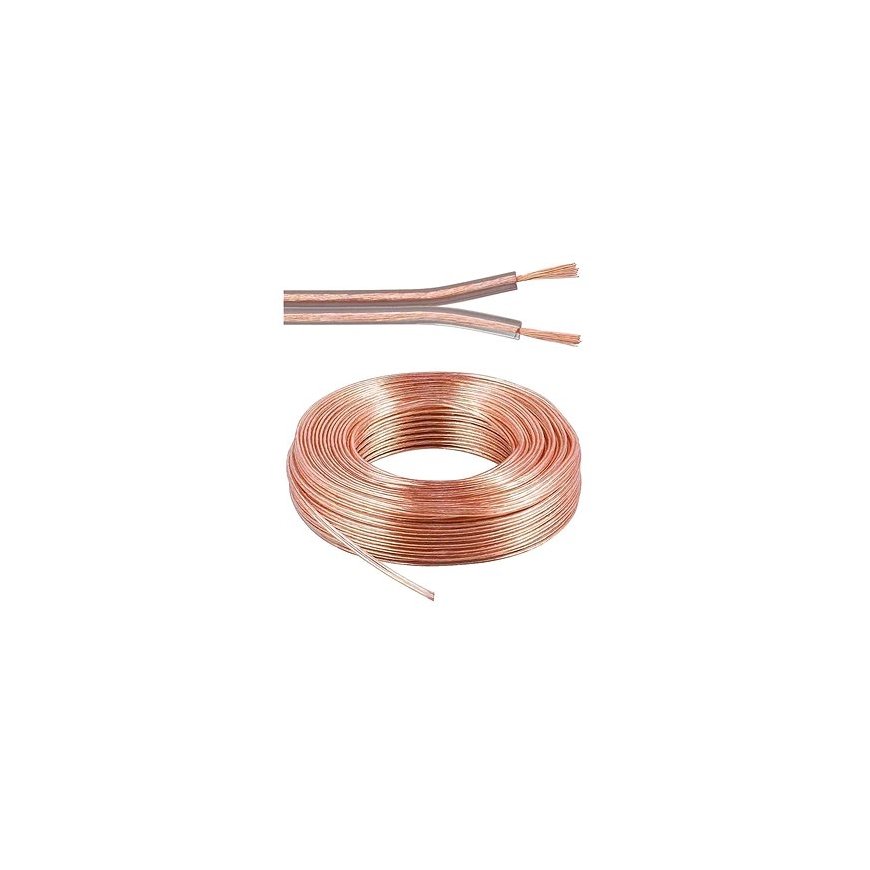 Premiumcord laidai garsiakalbiams prijungti 99,9% vario 2x1,5mm2 25m