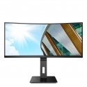AOC P2 CU34P2A LED display 86,4 cm (34") 3440 x 1440 pikseliä Quad HD musta