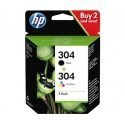 HP No.304 Multipack Black/Tri-color 3JB05AE HP No.304 Multipack Black/Tri-color 3JB05AE