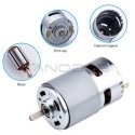 Oem Šepetinis mootor 775 - lõigatud teljega - DC 12V Oem Šepetinis mootor 775 - lõigatud teljega - DC 12V