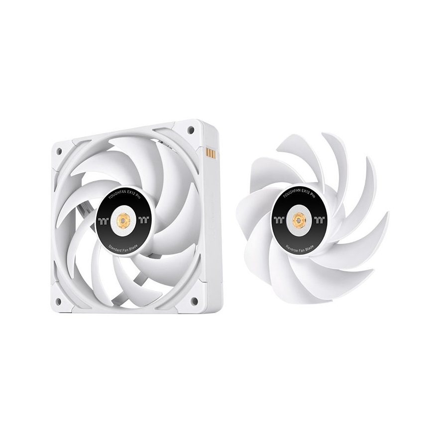 Thermaltake TOUGHFAN EX12 Pro Tietokonekotelo Tuuletin 12 cm Valkoinen 3 kpl – 4