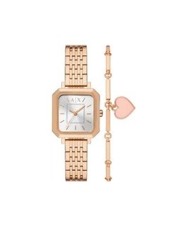Sieviešu pulkstenis + ARMANI EXCHANGE AX7164SET rokassprādze + KASTE