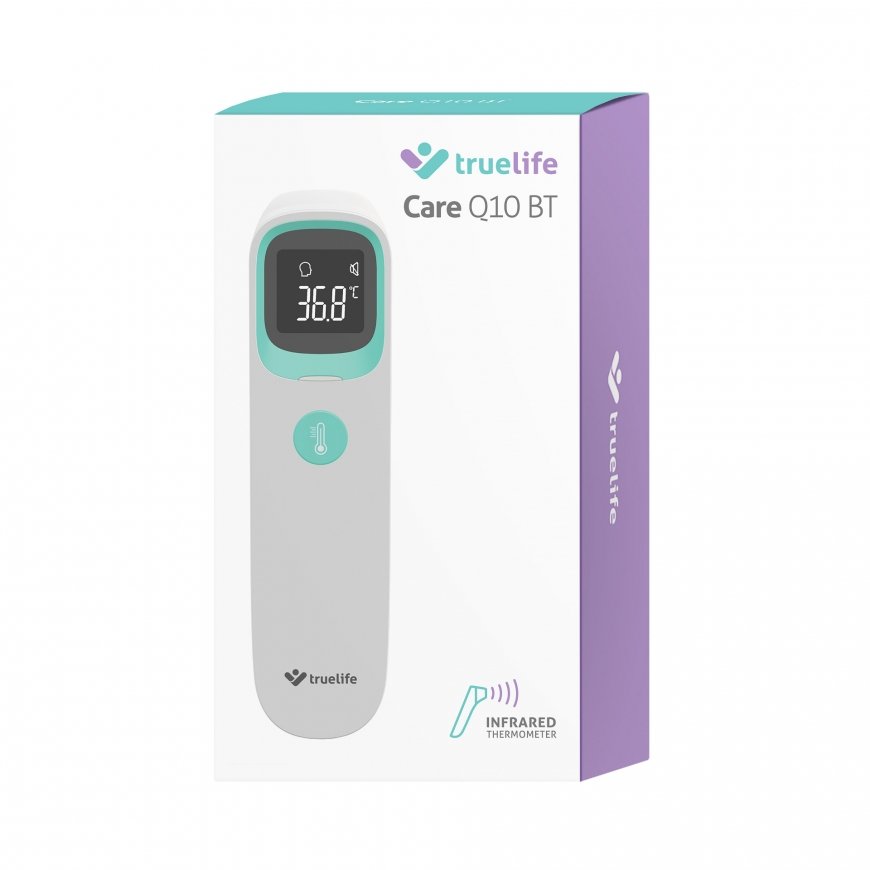 TrueLife Care Q10 BT Kaukolämpömittari Valkoinen Korva, Otsa Painikkeet – 5