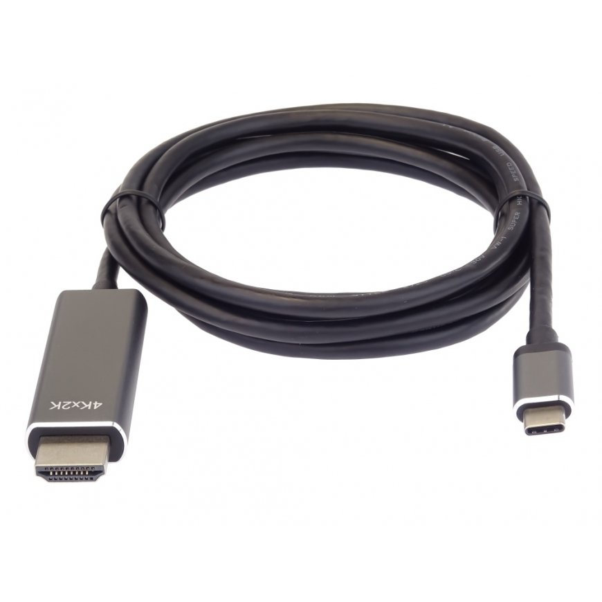 PremiumCord KU31HDMI08 video cable adapter 1.8 m HDMI Type A (Standard) USB Type-C Black