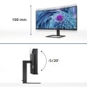 Philips E Line 346E2CUAE/00 PC lamekuvar 86,4 cm (34") 3440 x 1440 pikslit Wide Quad HD+ LCD Must Philips E Line 346E2CUAE/00 PC lamekuvar 86,4 cm (34") 3440 x 1440 pikslit Wide Quad HD+ LCD Must
