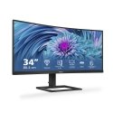 Philips E Line 346E2CUAE/00 monitori 86,4 cm (34") 3440 x 1440 pikseļi Wide Quad HD+ LCD Melns Philips E Line 346E2CUAE/00 monitori 86,4 cm (34") 3440 x 1440 pikseļi Wide Quad HD+ LCD Melns