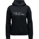 Женская худи Black Diamond Mini Stacked - черный Женская худи Black Diamond Mini Stacked - черный