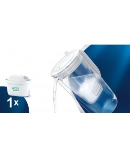 Brita Glass+1 Maxtra Pro PP filtravimo ąsotis (pilkas)