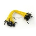 Oem Jungiamieji laidat liitin-liitin 20cm keltainen - 100 kpl Oem Jungiamieji laidat liitin-liitin 20cm keltainen - 100 kpl