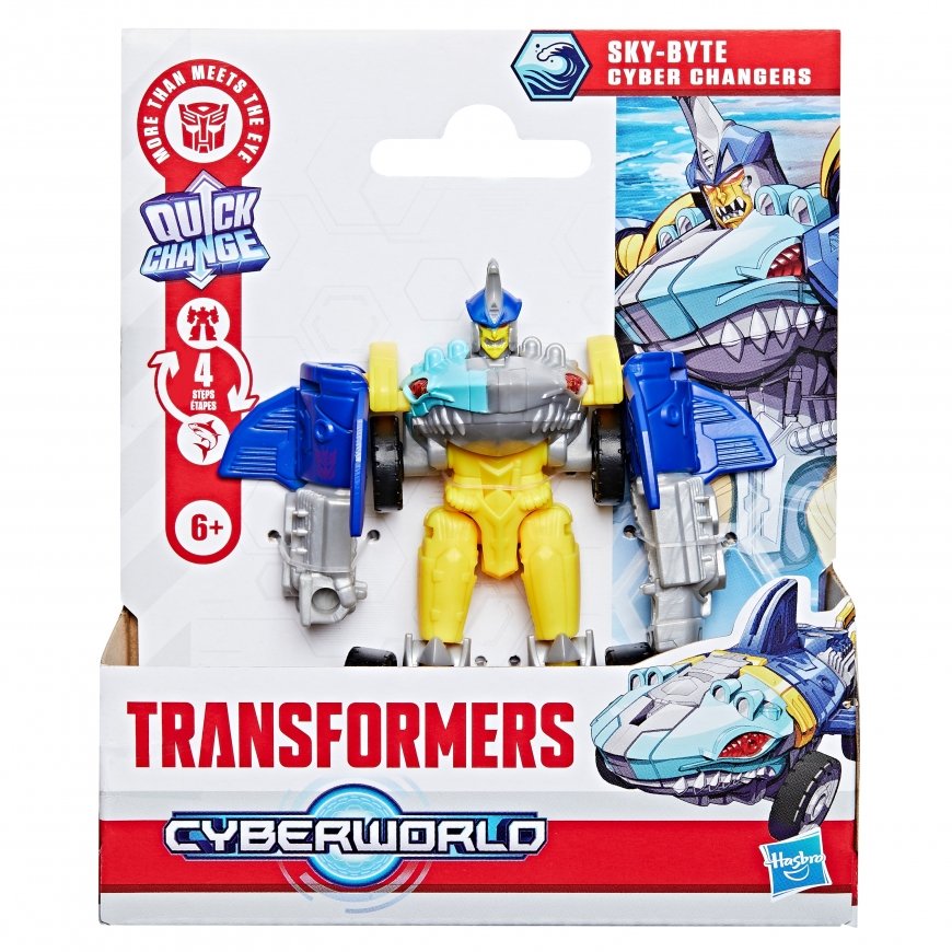 TRANSFORMERS Cyberworld Figure Armored Cyber Changers, 10cm – 4