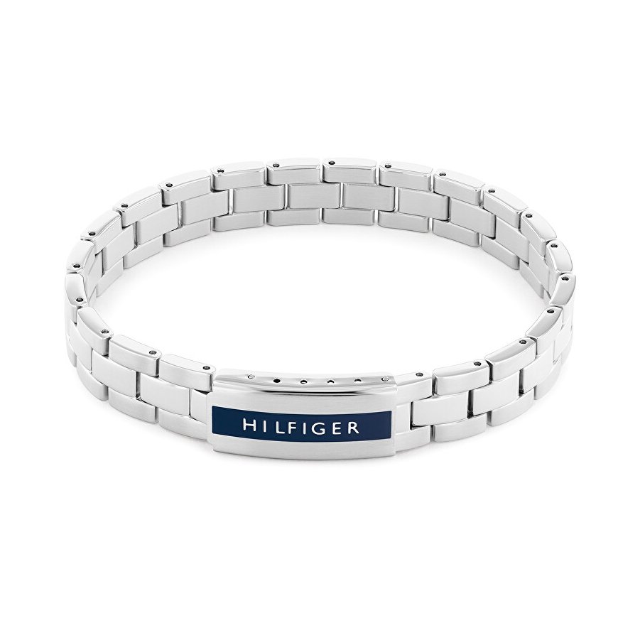 Tommy Hilfiger Plieninis apyrankė vyrams Iconic Stripes 2790485 – 2