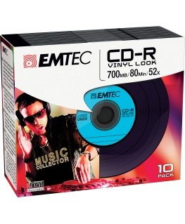 Emtec CD-R Vinyl Look 700 MB 10 pc(s)