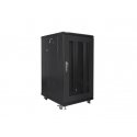 Lanberg FF01-6822-23B püstik 22U Eraldiseisev serverikapp Must