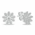 Brilio Silver Sidabrinis flower earrings with cubic zirconia EA1198W Brilio Silver Sidabrinis flower earrings with cubic zirconia EA1198W