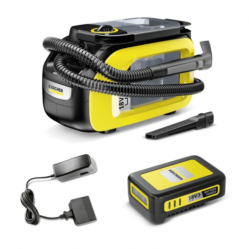 Kärcher SE 3-18 Compact Battery Set 1,2 L Хозяйственный пылесос Мокрая 184 W Без мешка